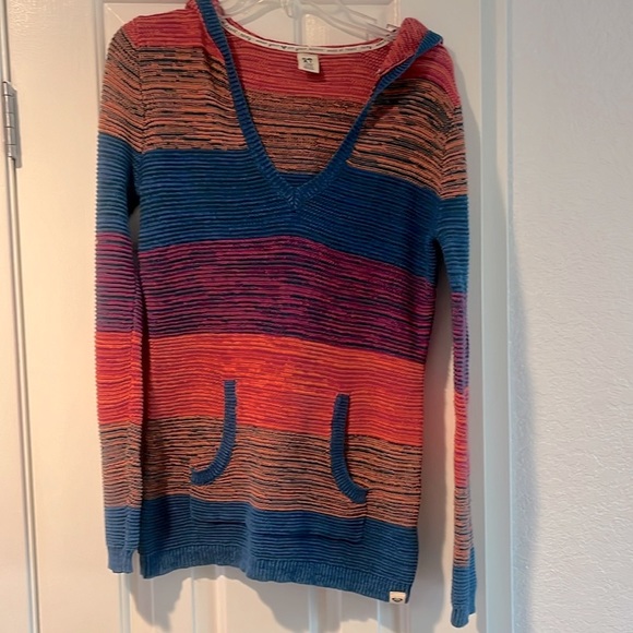 Roxy Sweaters - ROXY Multi colored Sweater Hoodie Large Medium